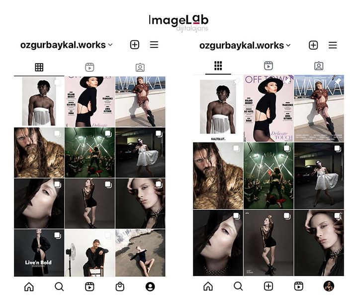 2025 Yeni Instagram Dikey Profil Ekranı