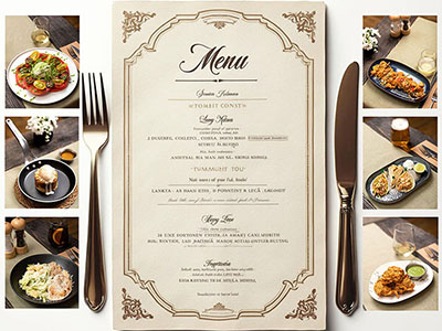 the Little Alex Menu Fotoğraf Çekimi